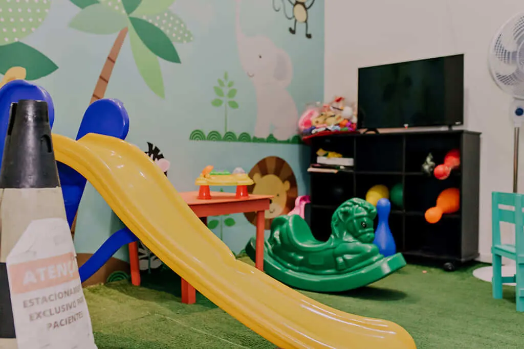 Espaço kids da Clínica CuidArt