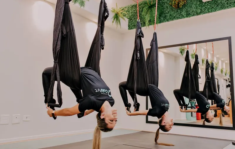 Pilates aéreo da Clínica CuidArt